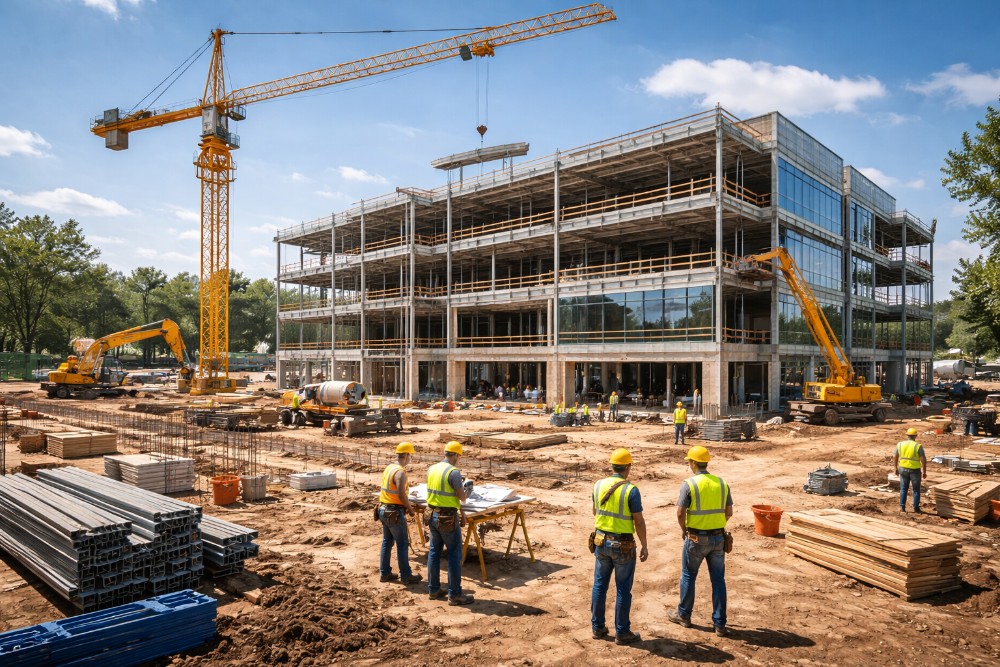 Construction site Houston TX